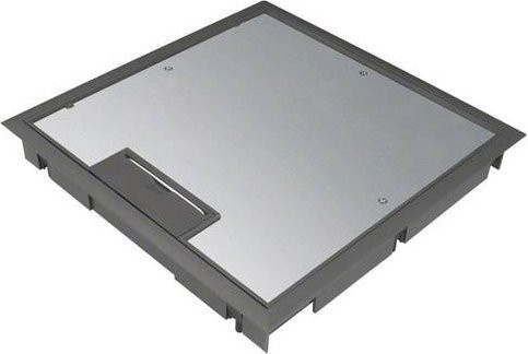 Hager Klappdeckel KDQ08059005 aus Kunststoff in Schwarz und Grau - Bild 1