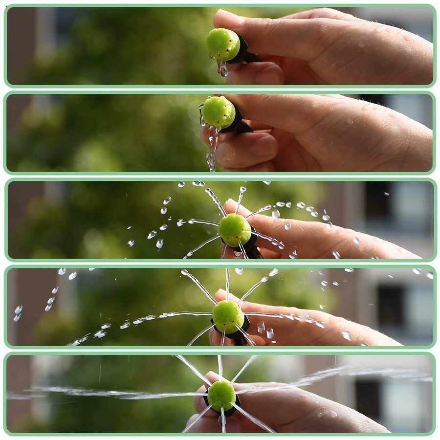 KESLA Tropf-Bewässerungssystem mit Inline-Dripper für Garten und Gewächshaus, 5-30m, 1/4'' Schlauch-Set zur automatischen Pflanzenbewässerung - Bild 2