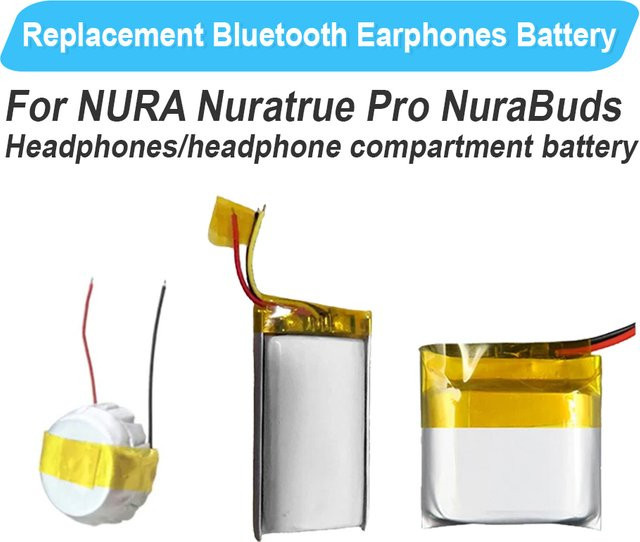 Ersatzakku für NURA Nuratrue Pro NuraBuds Headset und Ladekoffer - Bild 1