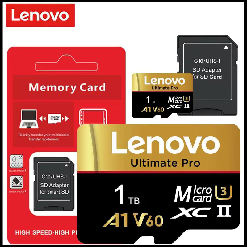 Lenovo Micro SD-Karte UHS-I A1 V60 Speicherkarte mit 1 TB Kapazität für Nintendo Switch, Insta360 und DJI Drohnen - Bild 2