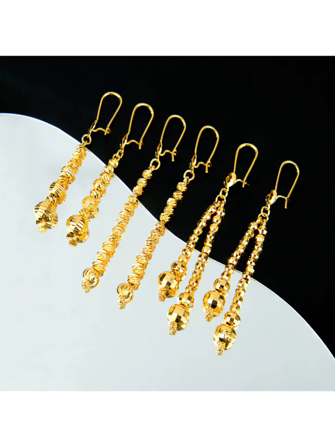 A-YONG AYONG JEWELRY Ohrringe, 21 Karat vergoldet, Zirkonia-Tropfenohrring - Bild 3