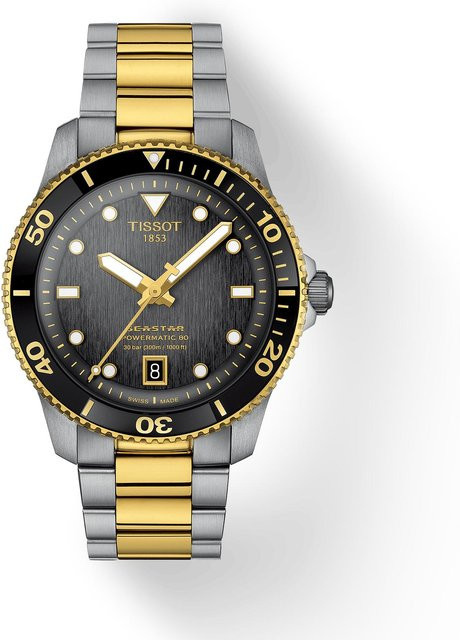 Tissot Seastar 1000 Automatik, Edelstahl, Grau, 40 mm, Herren - Bild 2