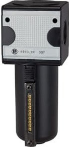 Riegler Aktivkohlefilter multifix mit Metallbehälter in Schwarz, BG 3, G 1/2 - Bild 1