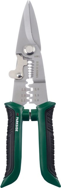Parkside Multi-Abisolierzange und Kabelschere Set aus Edelstahl, 180 mm und 205 mm - Bild 1