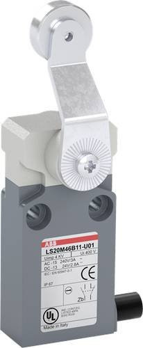 ABB LS20M46B11-U01 Positionsschalter mit Kuppenstößel, 10A, IP67, grau, Zinklegierung - Bild 1