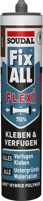 Soudal Fix All Flexi MS-Polymer Klebstoff und Dichtstoff in Braun, 470 g - Bild 1