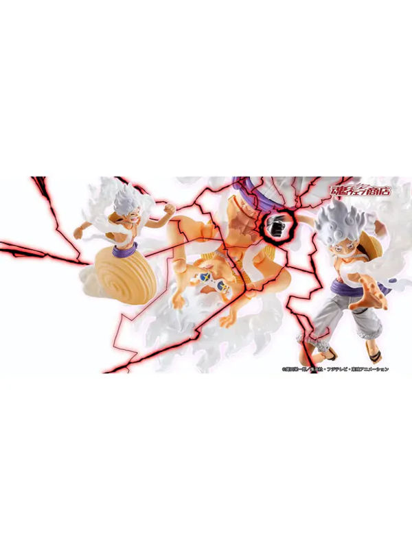 Bandai Soul Limited SHF Monkey D. Luffy Gear 5 Figure aus One Piece in Weiß - Bild 6