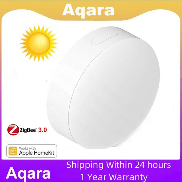 Aqara Lichtsensor T1 Zigbee 3.0 Helligkeitssensor in Weiß für Mi Home und HomeKit Smart Home - Bild 1
