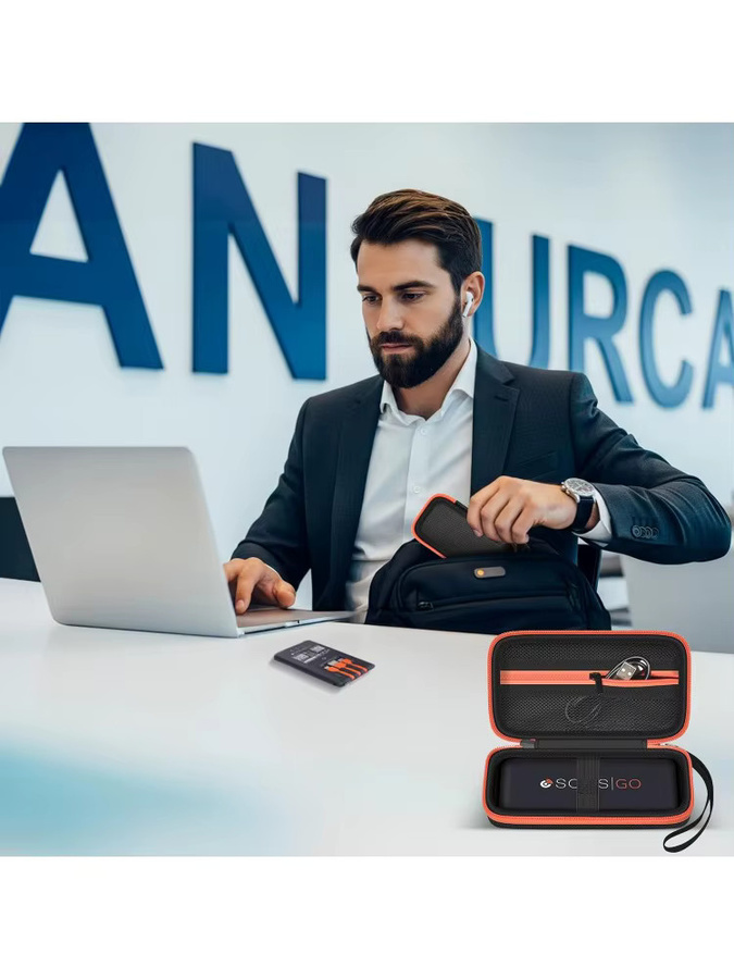 Schutzhülle für SIMO Solis Go 4G Mobile Hotspot WiFi Power Bank in Schwarz von paiyule - Bild 7