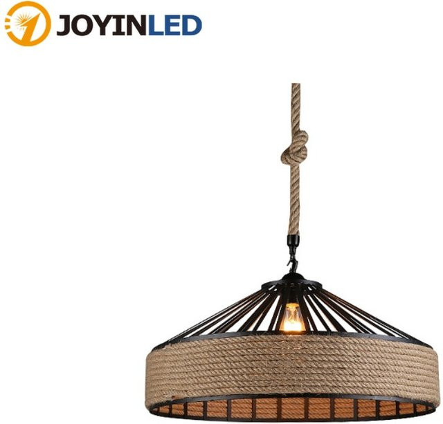 JOYINLED Nordic Vintage Kronleuchter im Industrial Design aus Metall in Schwarz für Küche, Esszimmer oder Bar - Bild 1