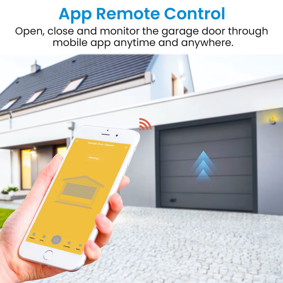 LoraTap Tuya ZigBee Garagentoröffner-Controller mit wasserdichtem Türsensor, Smart Life Fernbedienung, kompatibel mit Google Assistant und Alexa - Bild 2
