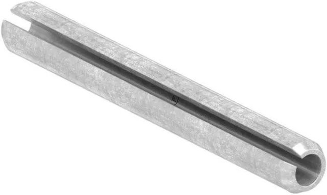 FeNau Spannstift aus Edelstahl V2A, Farbe Silber, Durchmesser: 5 mm, Länge: 40 mm, DIN 8752, geschliffen Korn 240 - Bild 1