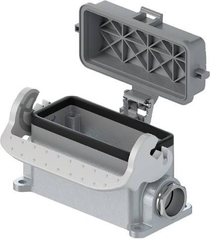 Wieland Electric Gehäuseunterteil 71.342.2435.0 aus Aluminium in Grau - Bild 1