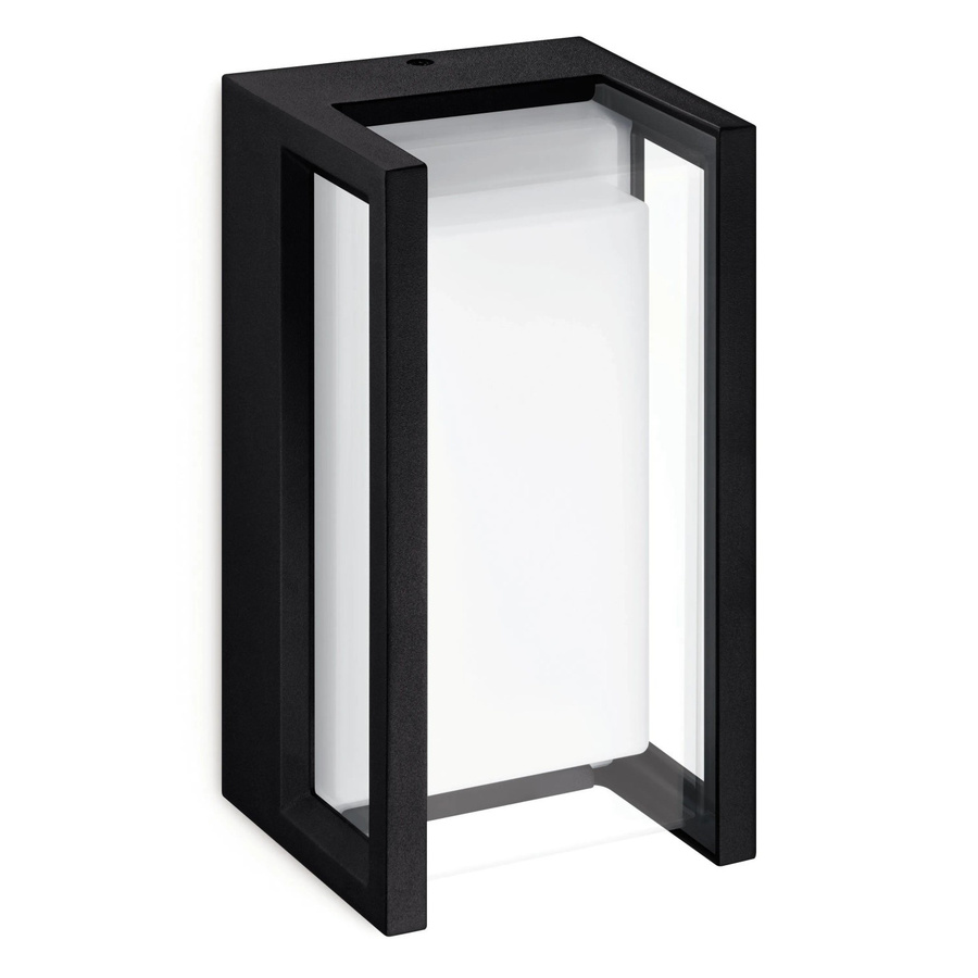 Philips Pyrona LED-Außenwandleuchte Schwarz 12 W 2.700 K IP44 - Bild 2