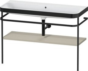 Duravit Möbelwaschtisch-Kombi Happy D.2 Plus mit Konsole in Tau s-matt, Breite: 117,5 cm, Tiefe: 49 cm - Bild 1