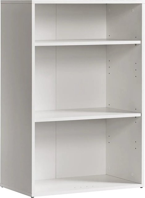 mokebo Holzregal in Weiß mit verstellbaren Regalböden, B/T/H: 60 x 34 x 91 cm - Bild 1