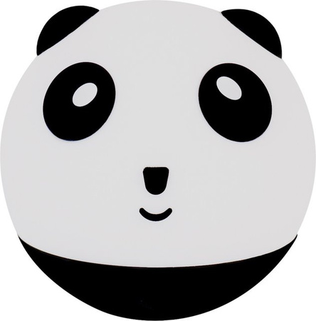 LA VAGUE Nachtlicht HAPPY PANDA LED Tischleuchte aus Silikon in Weiß und Multicolour