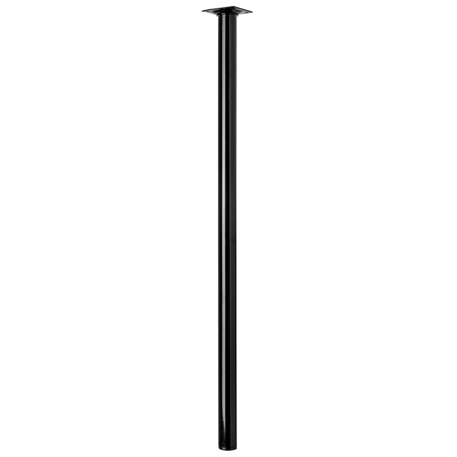 Hettich Tischbein aus Stahl in Schwarz matt, Durchmesser: 3 cm, Höhe: 70 cm - Bild 2