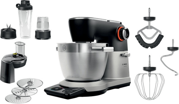 Bosch Serie 8 Küchenmaschine MUMS8ZS22 in Schwarz und Silber