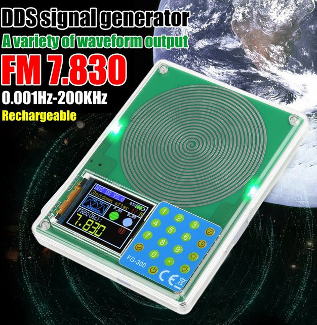 Gaqqee FG300 Schumann-Wellen-Generator mit 1,8-Zoll-TFT-Farbbildschirm, Frequenzbereich 0,001Hz–200kHz, Sinus-, Dreieck- und Rechteckwelle, USB Typ-C Anschluss - Bild 1