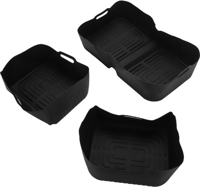 Ninja Silikon-Einlage für Foodi Flexdrawer AF500 10,4L Fritteuse, Hitzebeständig und Antihaft, Schwarz - Bild 1