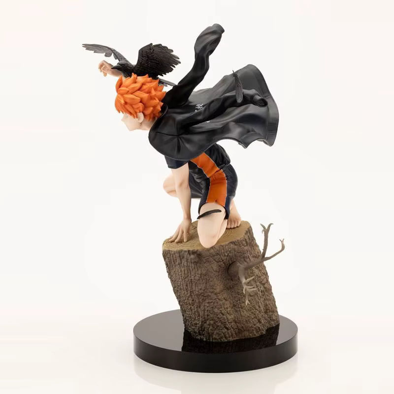Bandai Haikyuu Anime Figur Hinata Shoyo und Tobio Kageyama Crow Stumpf Statue aus Kunstharz, mehrfarbig, Höhe: 20 cm - Bild 4