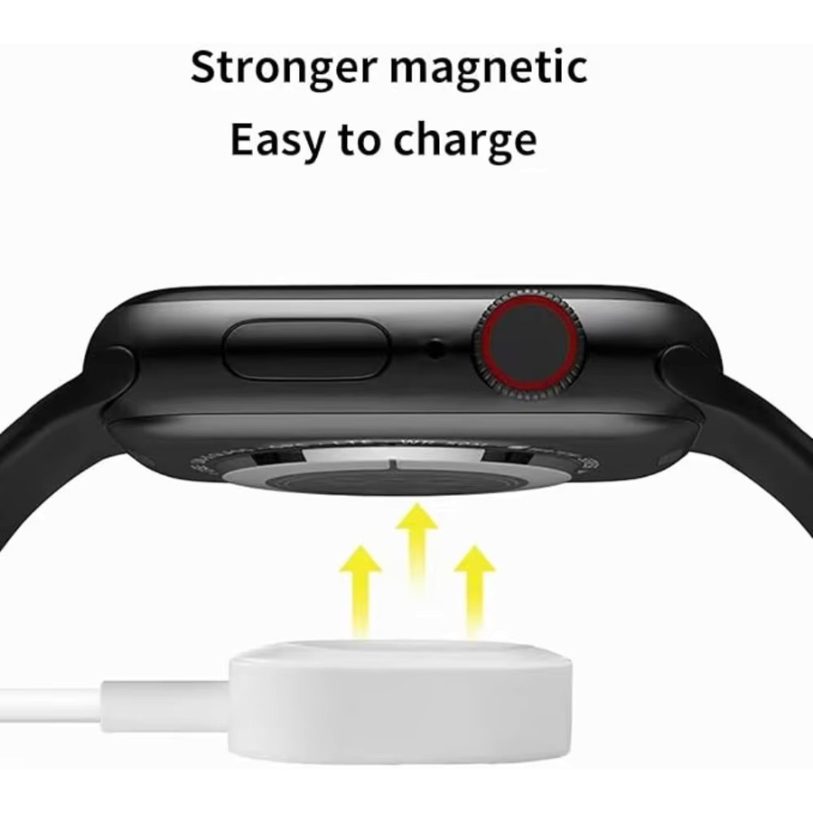 USB-A Smartwatch Ladegerät in Weiß kompatibel mit Apple Watch Series 10, 9, Ultra 2, 8, 7, 6, 5, 4, 3, 2, SE und 1 - Bild 2