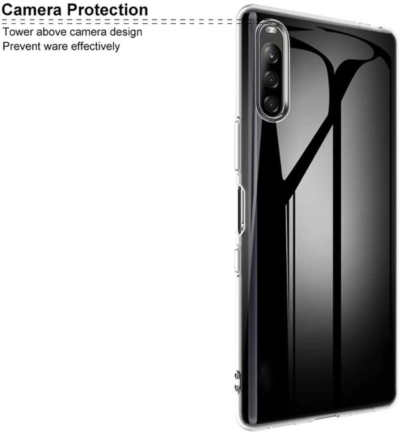 Transparente Silikon-Schutzhülle für Sony Xperia 5, Xperia 5 II, Xperia 5 III und Xperia 10 V – Ultra-dünne TPU-Abdeckung - Bild 5