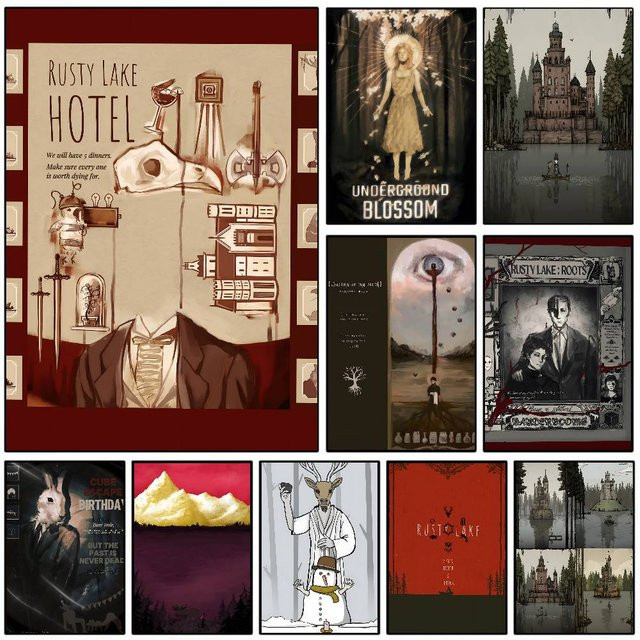 Rusty Lake Poster Kunstdeko für Wohnzimmer und Schlafzimmer, Multicolor, Höhe: 20,0 cm, Breite: 15,0 cm - Bild 1