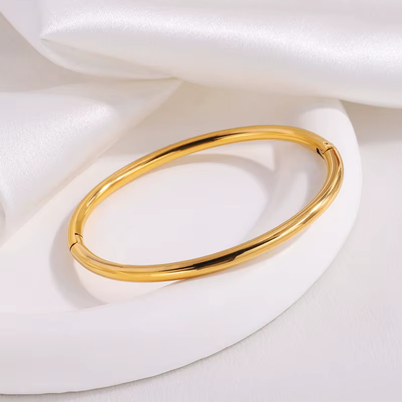 ZAKOL Manschettenarmband Edelstahl, Gold, Damen - Bild 2