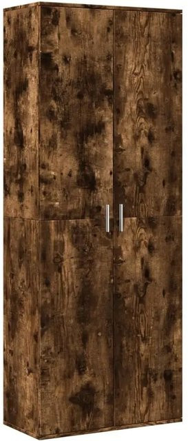 vidaXL Highboard Räuchereiche Braun B: 70 cm, T: 35 cm, H: 180 cm - Bild 1