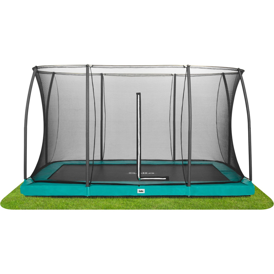 Salta Trampolin Comfort Edition Ground rechteckig Grün B/T: 366 x 244 cm - Bild 2