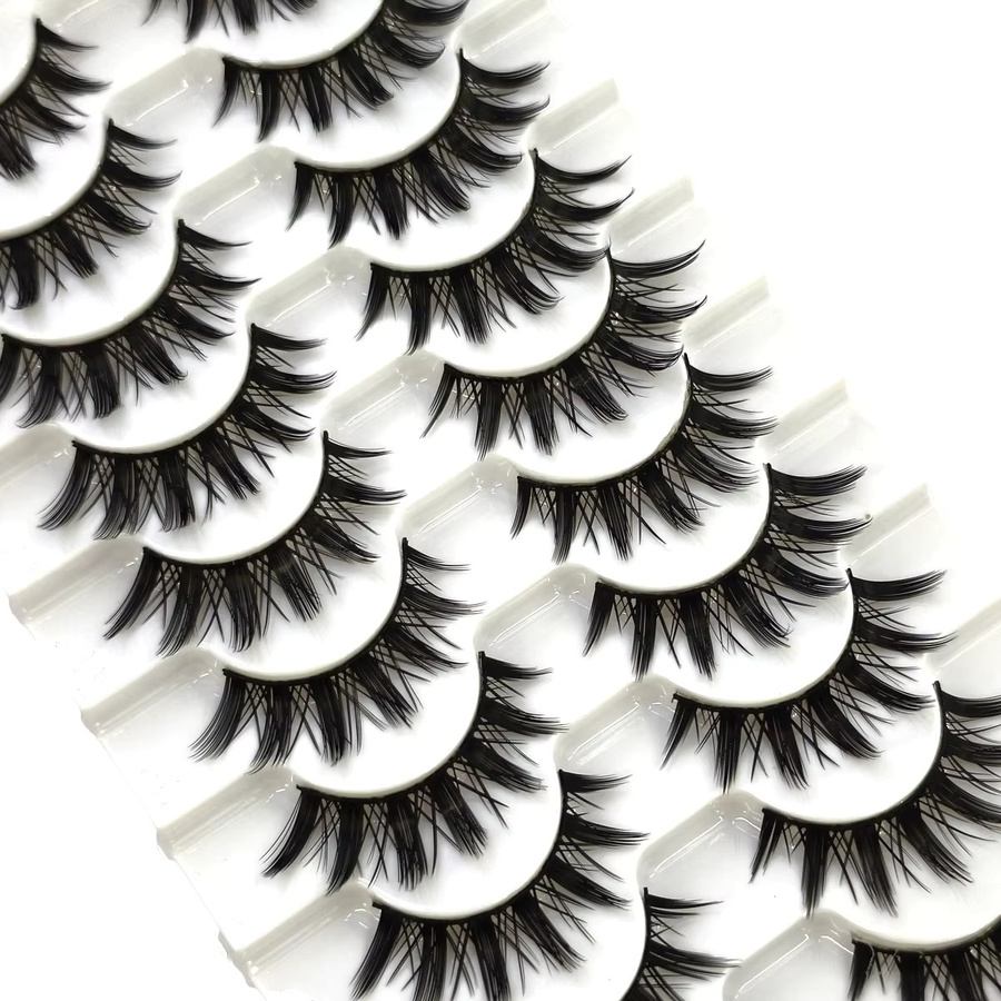 AMSDCN Falsche Wimpern, CL06, Natürlich, 10 Paare - Bild 5