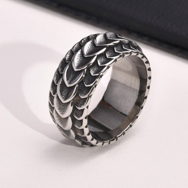 prjewel Ring Edelstahl, Silber, Herren - Bild 1