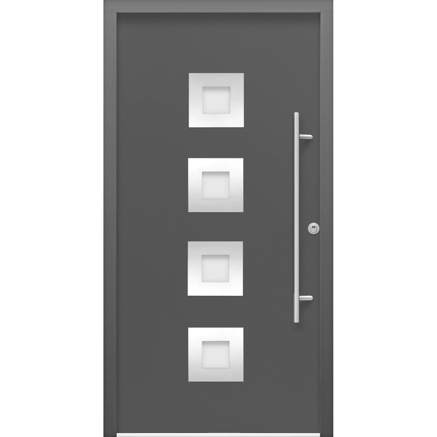 Splendoor Sicherheits-Haustür ThermoSpace Prime Wien RC2 in Anthrazit mit Glaseinsatz, B/H: 100 x 210 cm, Anschlag Rechts - Bild 2