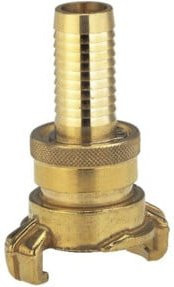Gardena Saug- und Hochdruckkupplung aus Messing für 32 mm (1 1/4 Zoll) Schläuche in Gold - Bild 1