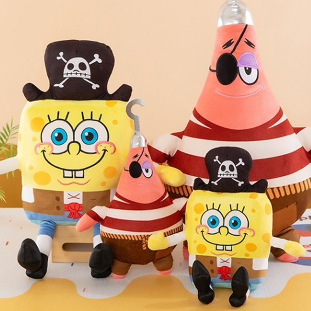 Potdemiel SpongeBob Schwammkopf Patrick Star Plüschtier, 40-100cm - Bild 1