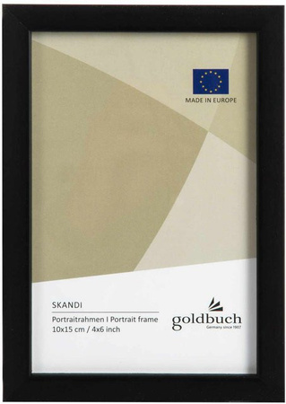 goldbuch Bilderrahmen aus Holz in Schwarz, B/H: 10 x 15 cm
