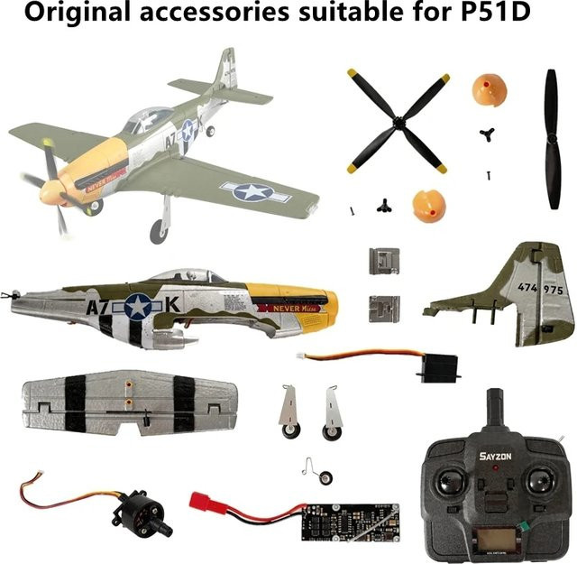 Wltoys P51D Ferngesteuertes Flugzeug Ersatzteile, Zubehör - Bild 1
