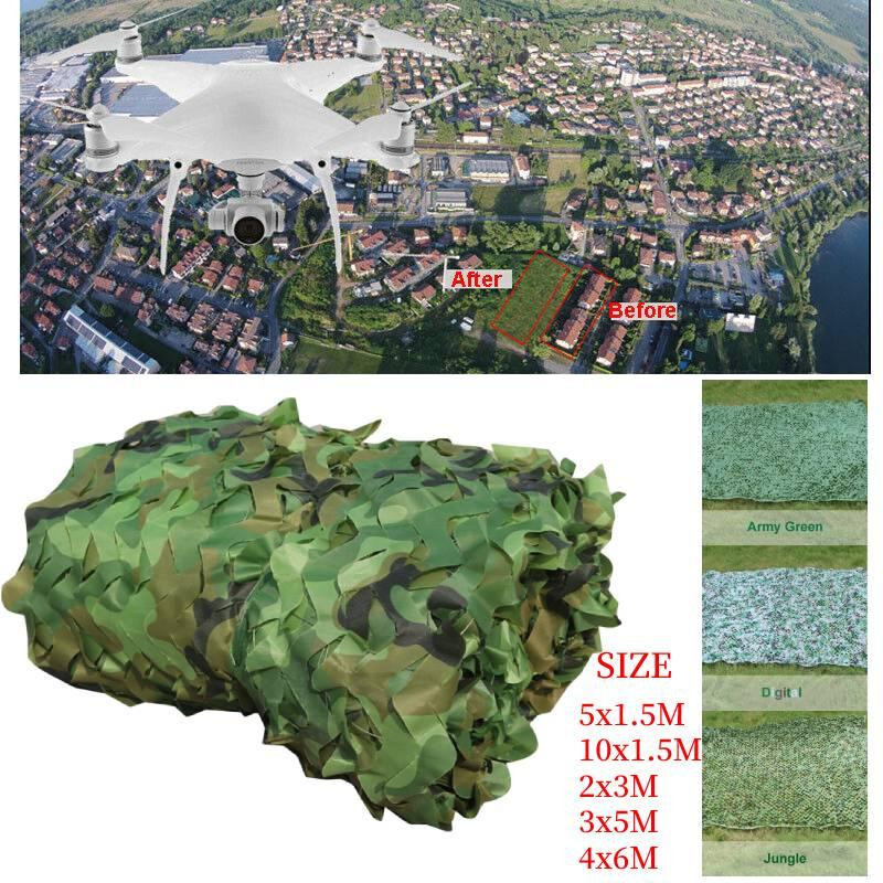 ZebraBrine Tarnnetz in Grün für militärische Zwecke und Sonnenschutz, B x H: 5 x 1,5 m - Bild 11
