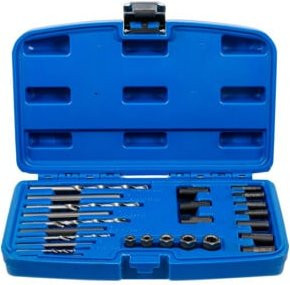 BGS HSS Schraubenausdreher-Set aus Stahl, 25-teilig, Blau - Bild 1