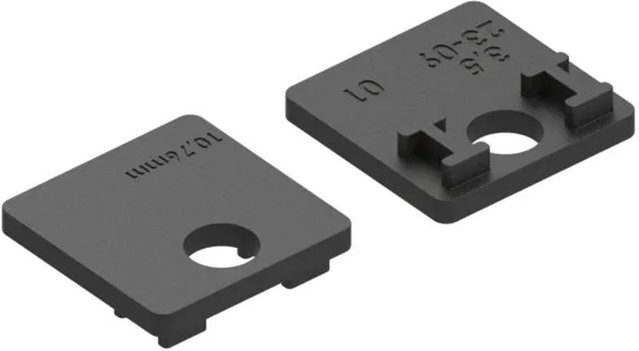 FeNau Gummieinlage für Glasklemmen Modell 36, Schwarz, 10,76 mm - Bild 1