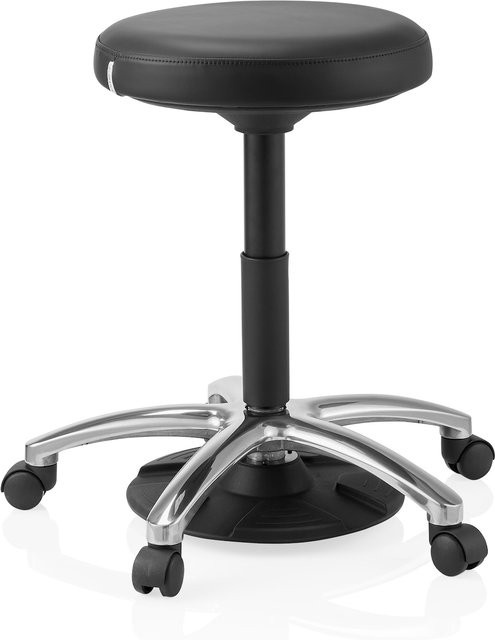 hjh OFFICE Drehhocker Operator Step Softex ohne Armlehnen - Bild 1