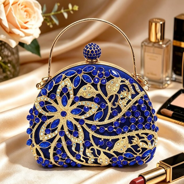 Handtasche Damen, Strass - Bild 1