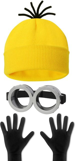 3-teiliges Kostüm-Zubehör, Gelb, Cosplay-Party-Set - Bild 1