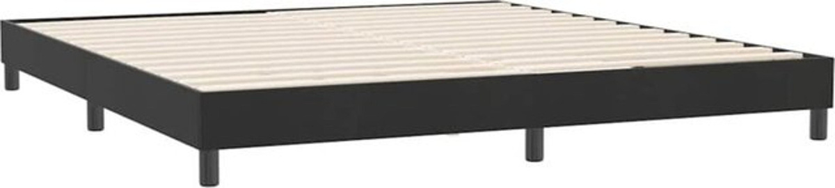 Modernes Boxspringbett ohne Matratze von vidaxl in Schwarz, B/T/H: 180 x 210 cm - Bild 1