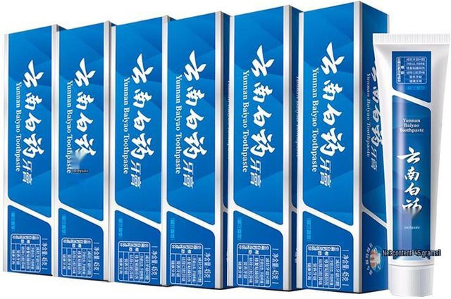 Yunnan Baiyao Zahnpasta für Zahnfleischpflege & frischen Atem, 6er-Pack - Bild 1
