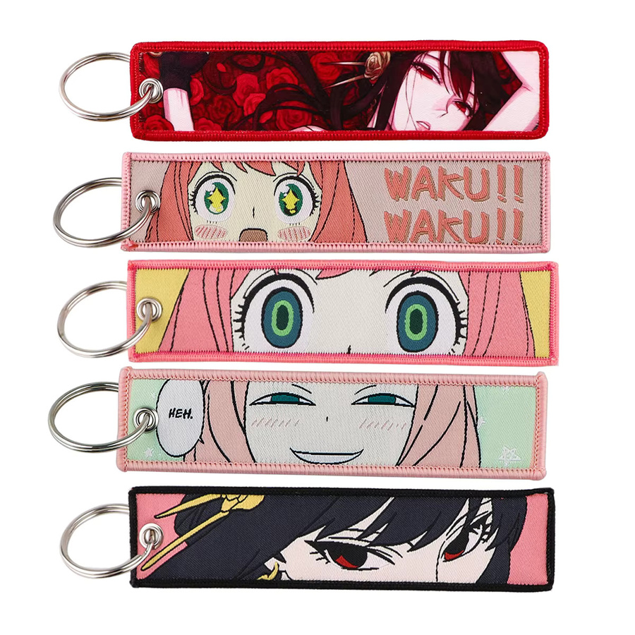 Bandai Schlüsselanhänger, Cartoon-Mädchen Stickerei, Manga - Bild 3