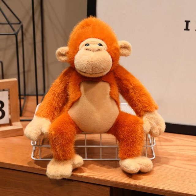 Binchi Fitness Cartoon Gorilla Plüschtier, Schimpansen Affe, ab 0 Jahren - Bild 1