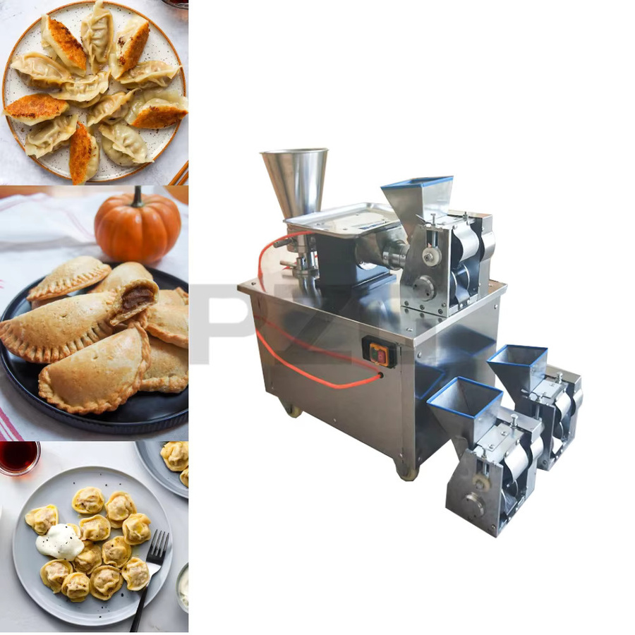 KOAL Automatische Mini-Teigtaschenmaschine aus Edelstahl in Silber für Ravioli, Pierogi, Pelmeni, Gyoza, Tortellini und Empanadas - Bild 3